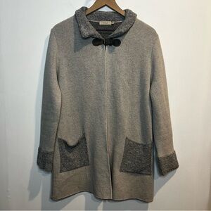 Women’s | A IDA Italian Wool Blend Gray Cardigan | Medium